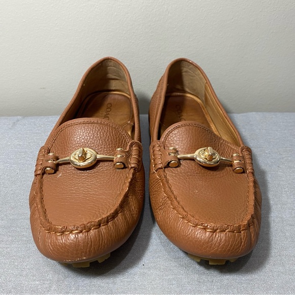 Coach Arlene Leather Driving Moccasin Loafers - Picture 2 of 10